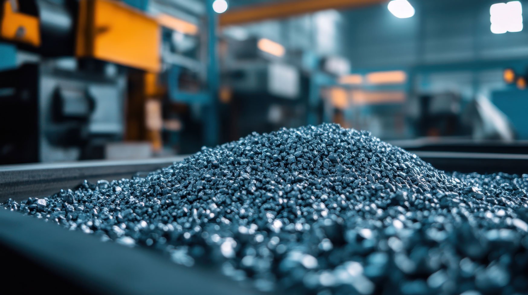 Metals on a tray ready for production