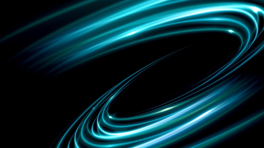 Blue light swirl